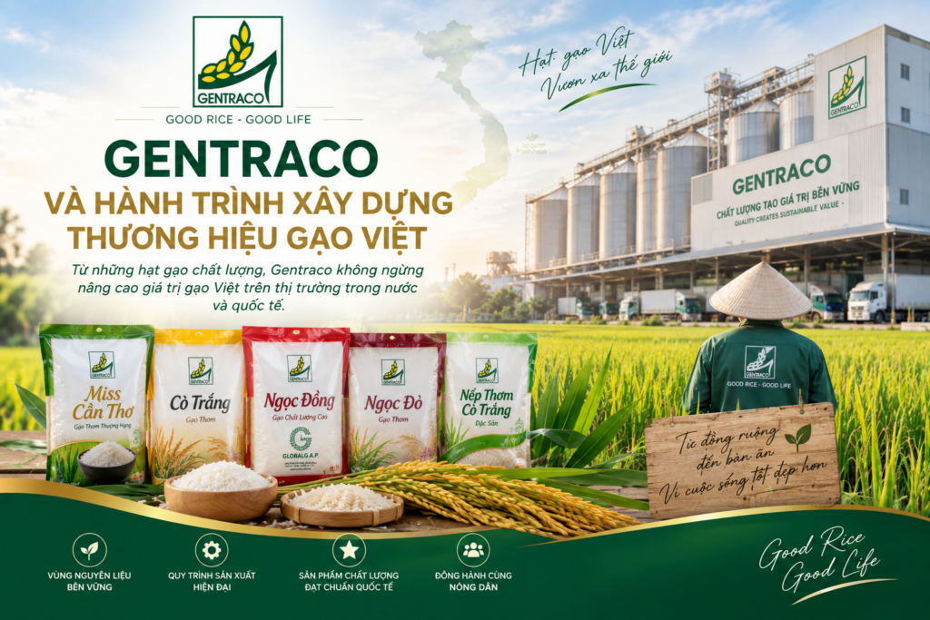 Gentraco và hành trình xây dựng thương hiệu gạo Việt
