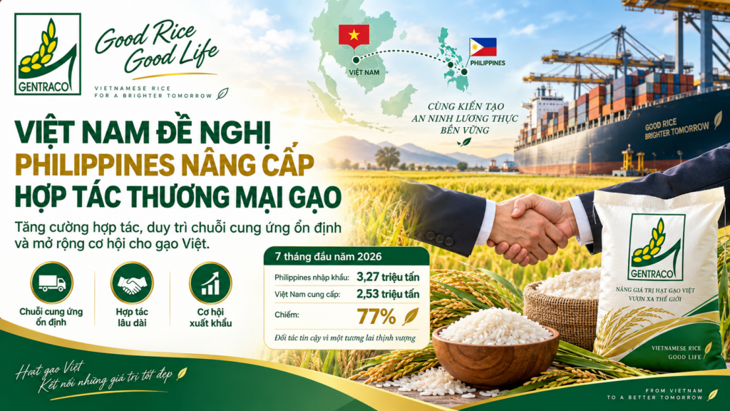 Việt Nam đề nghị Philippines nâng cấp hợp tác thương mại gạo